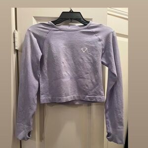 Violate the Dress Code Crop Workout top